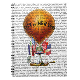 Carnet Ville de New York Hot Air Balloon