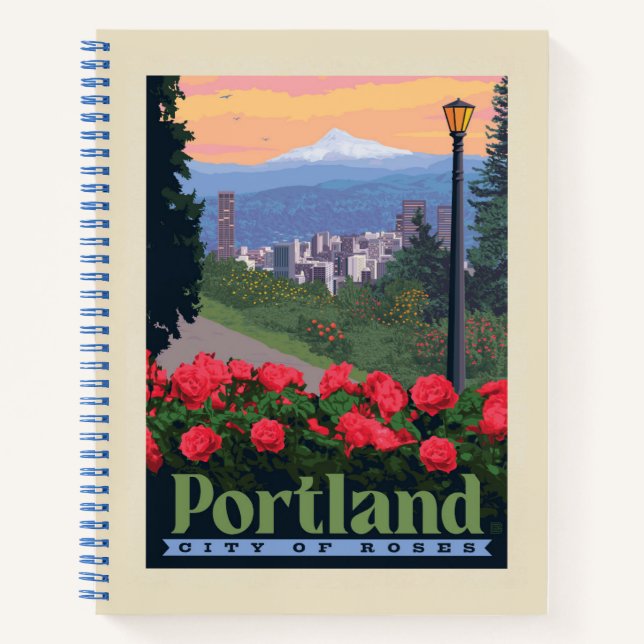 Carnet Ville de Rose | Portland, Oregon (Devant)