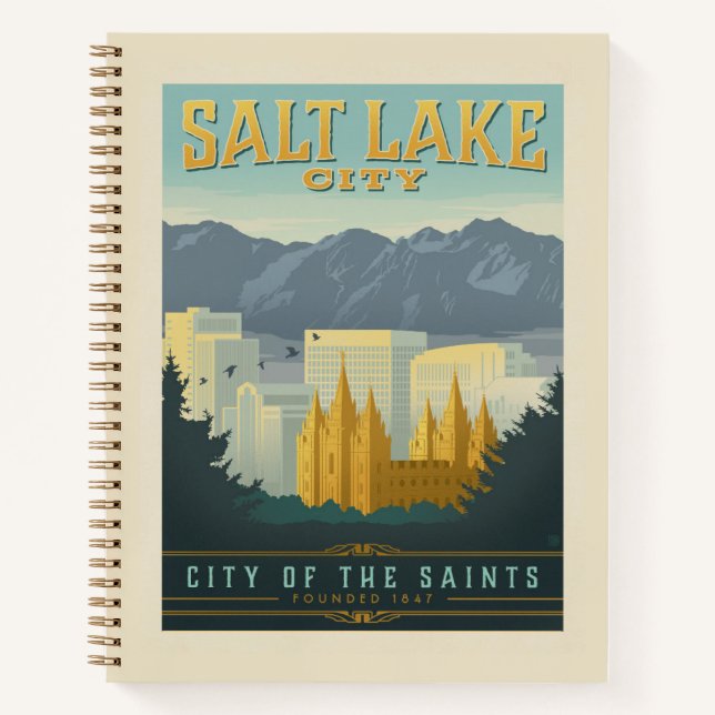 Carnet Ville des Saints | Salt Lake City, Utah (Devant)