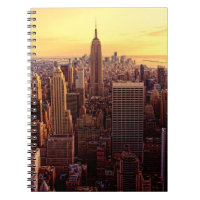 Ville d'horizon de New York avec l'état d'empire