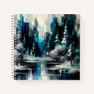 Carnet Ville peinte - Scène d'hiver 1006