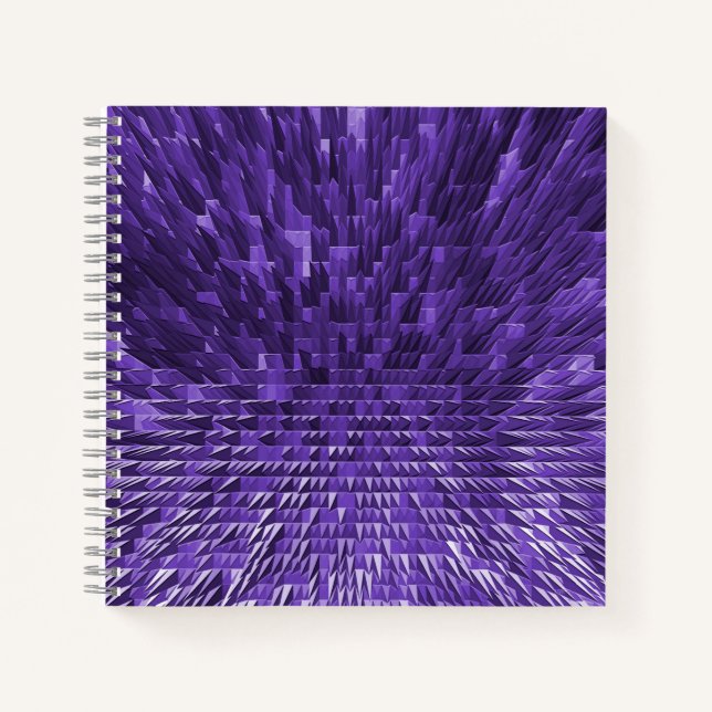 Carnet Ville pyramidale violette...... (Devant)