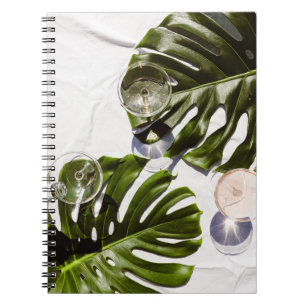 Carnet Vin blanc sur verres