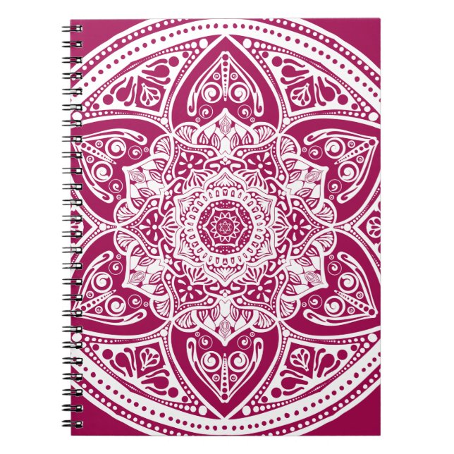 Carnet Vin Mandala (Devant)
