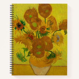 Carnet Vincent Van Gogh 15 Peinture de tournesols