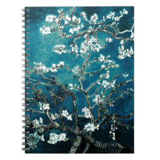 Carnet Vincent Van Gogh Almond Blossoms Dark Turquoise