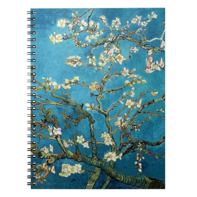 Carnet Vincent van Gogh, Amandier en fleurs (Devant)