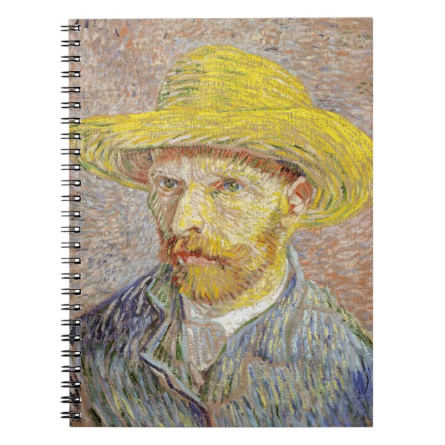 Carnet Vincent van Gogh - Autoportrait avec Casquette de  (Devant)