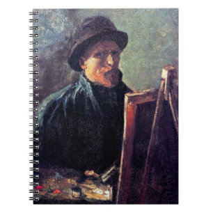 Carnet Vincent Van Gogh - Autoportrait Dark Felt Casquett