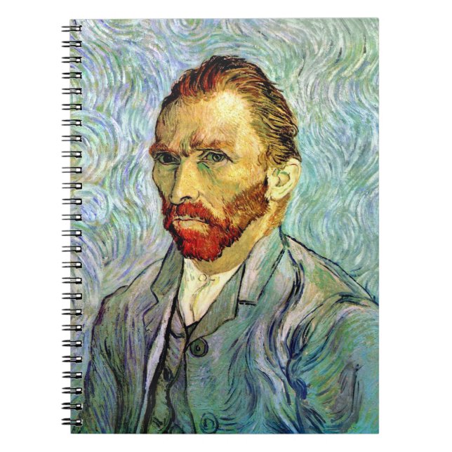 Carnet Vincent Van Gogh - Autoportrait vert Art (Devant)