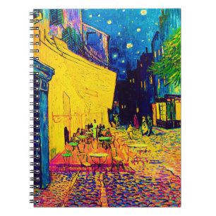 Carnet Vincent Van Gogh - Café Terrasse Au Night Pop Art