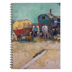 Carnet Vincent van Gogh - Caravanes, campement de gitans 