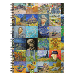 Carnet Vincent van Gogh - chefs-d'oeuvre Mosaic Patchwork