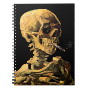 Carnet Vincent Van Gogh - Crâne à la cigarette allumée