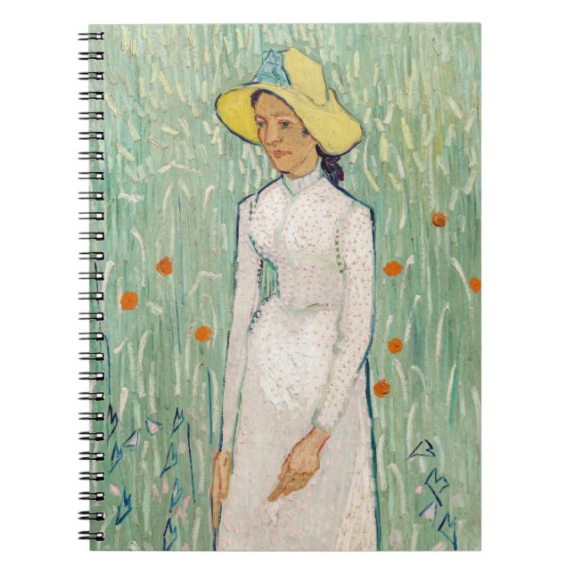 Carnet Vincent van Gogh - Fille en blanc (Devant)
