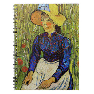 Carnet Vincent van Gogh - Fille paysanne en Casquette de