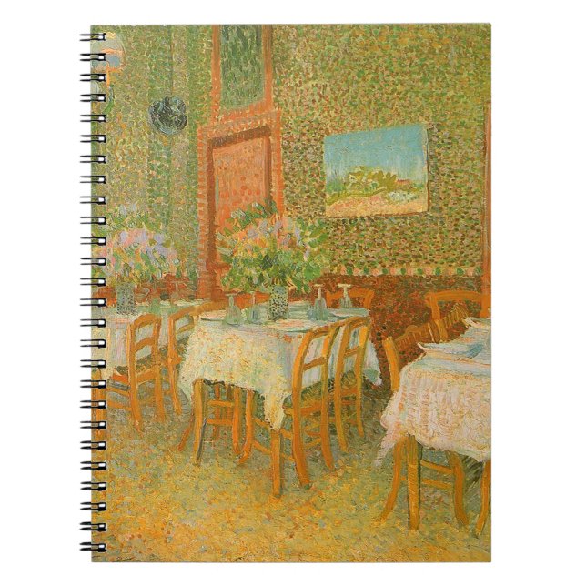 Carnet Vincent van Gogh - Intérieur d'un restaurant (Devant)