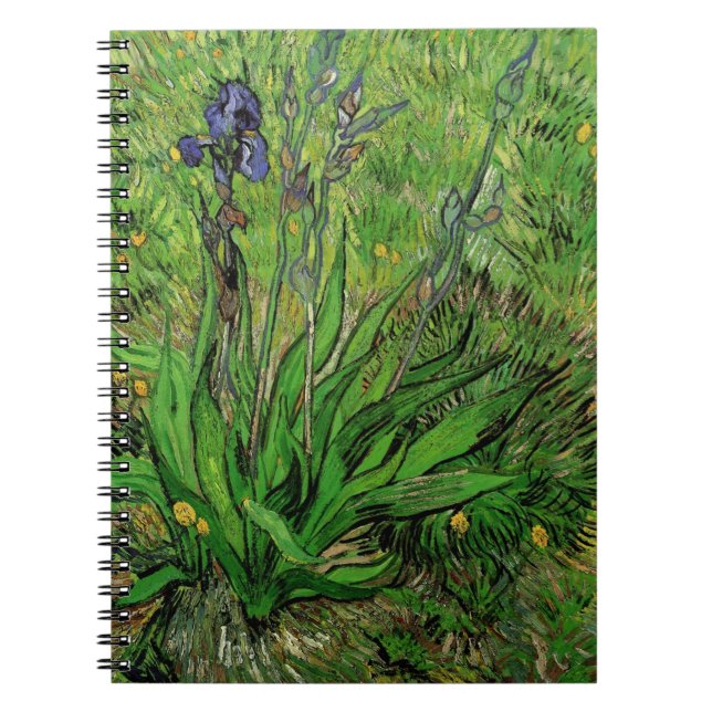 Carnet Vincent van Gogh - Iris (Devant)