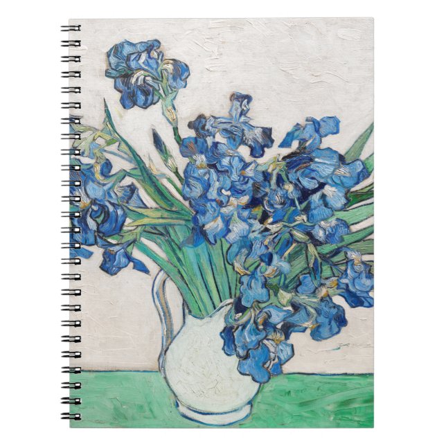 Carnet Vincent Van Gogh Irises. Impressionnisme floral (Devant)