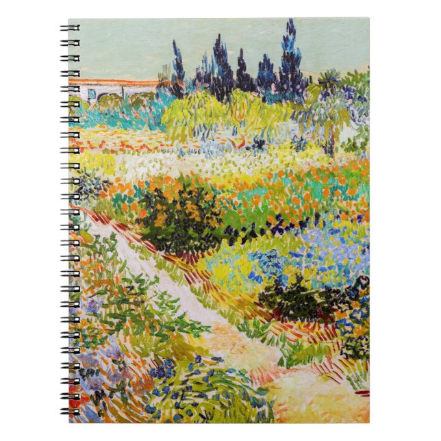 Carnet Vincent van Gogh - Jardin à Arles (Devant)