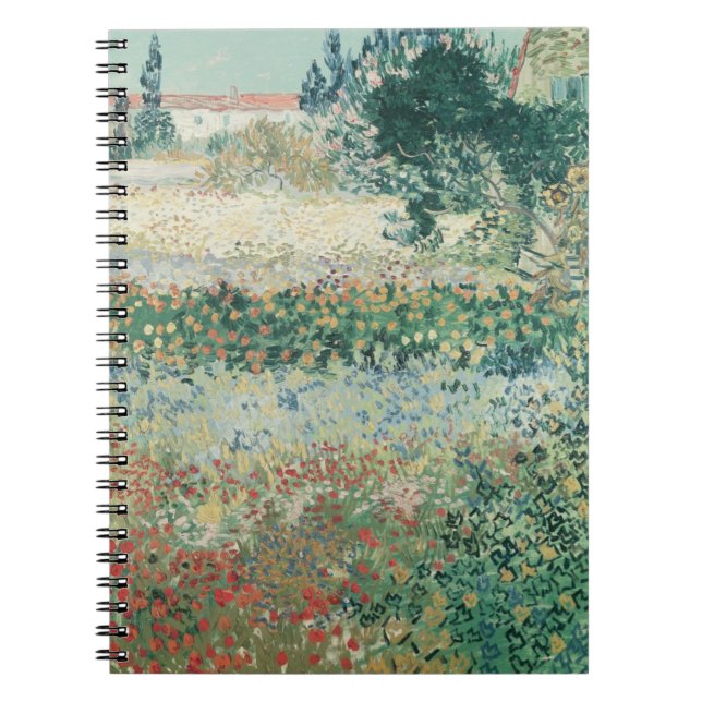 Carnet Vincent van Gogh | Jardin à Bloom, Arles, 1888 (Devant)