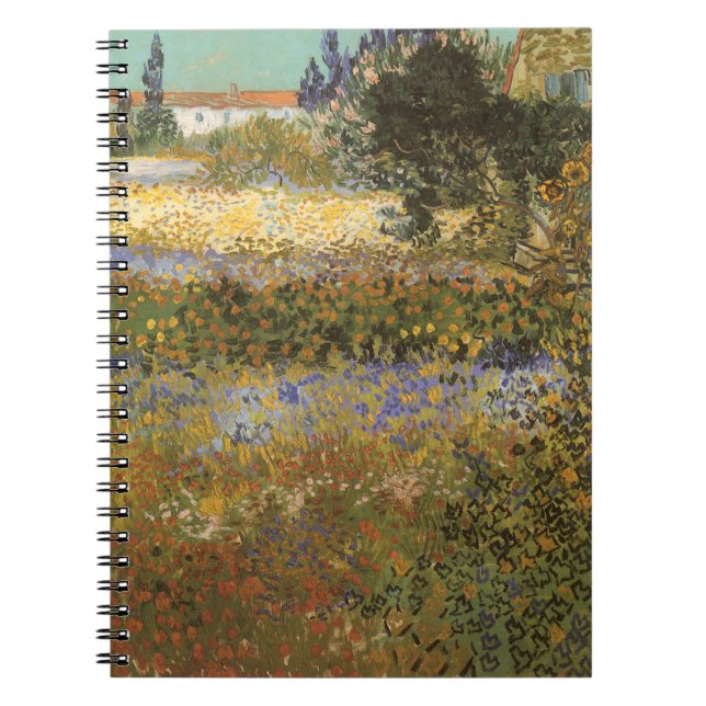 Carnet Vincent van Gogh - Jardin en fleurs (Devant)