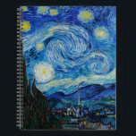 Carnet Vincent Van Gogh La Nuit étoilée<br><div class="desc">Vincent Van Gogh's The Starry Night Detail</div>
