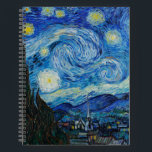Carnet Vincent Van Gogh La Nuit étoilée<br><div class="desc">Vincent Van Gogh's The Starry Night Detail</div>
