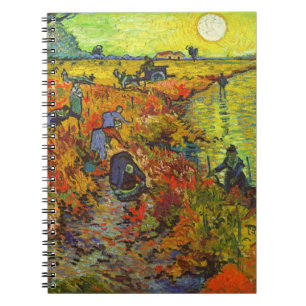 Carnet Vincent van Gogh - Le vignoble rouge
