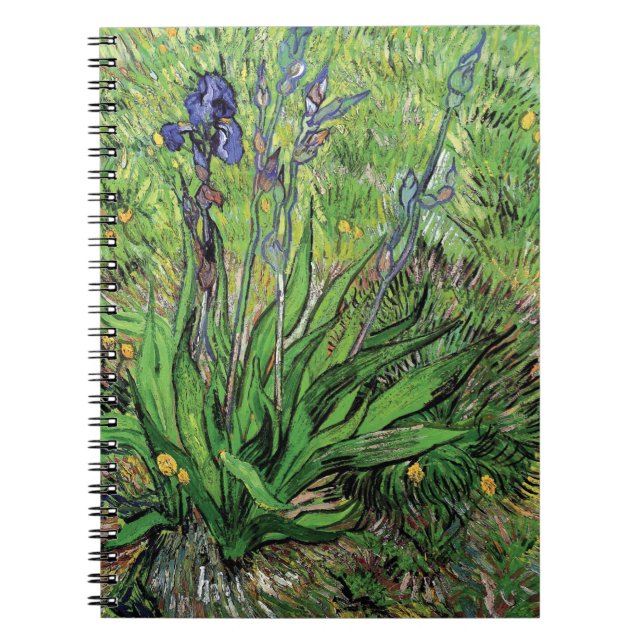Carnet Vincent Van Gogh - L'Iris Amoureux de la Nature Be (Devant)