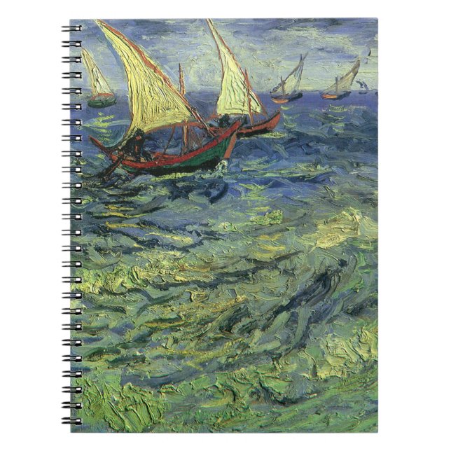 Carnet Vincent van Gogh - Marine à Saintes Maries (Devant)