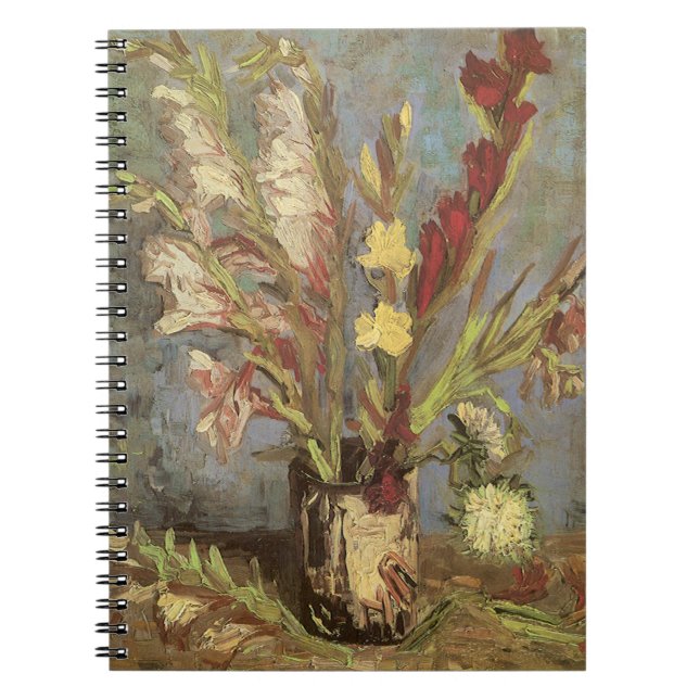 Carnet Vincent van Gogh - Nature morte Vase avec Glaïeuls (Devant)