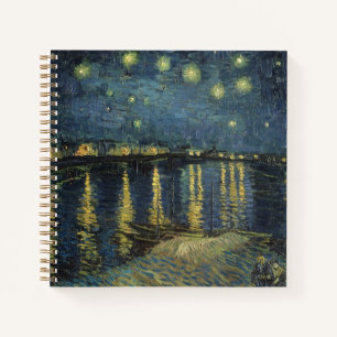 Carnet Vincent van Gogh Nuit étoilée sur le Rhône