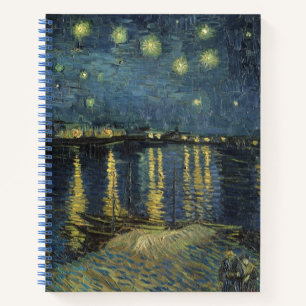 Carnet Vincent van Gogh Nuit étoilée sur le Rhône