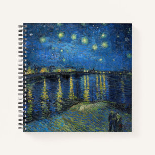 Carnet Vincent van Gogh - Nuit étoilée sur le Rhône