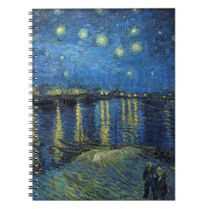 Carnet Vincent van Gogh - Nuit étoilée sur le Rhône