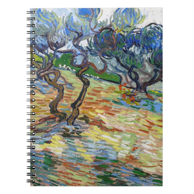 Carnet Vincent van Gogh - Oliviers : Ciel bleu vif (Devant)
