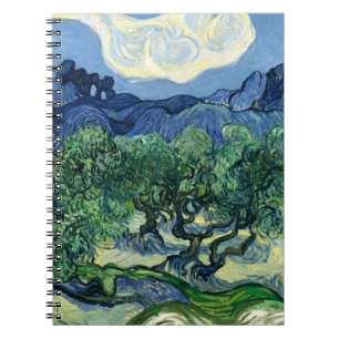 Carnet Vincent Van Gogh Oliviers Paysage Montagneux