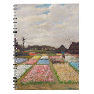 Carnet Vincent van Gogh - Parterres de fleurs en Hollande