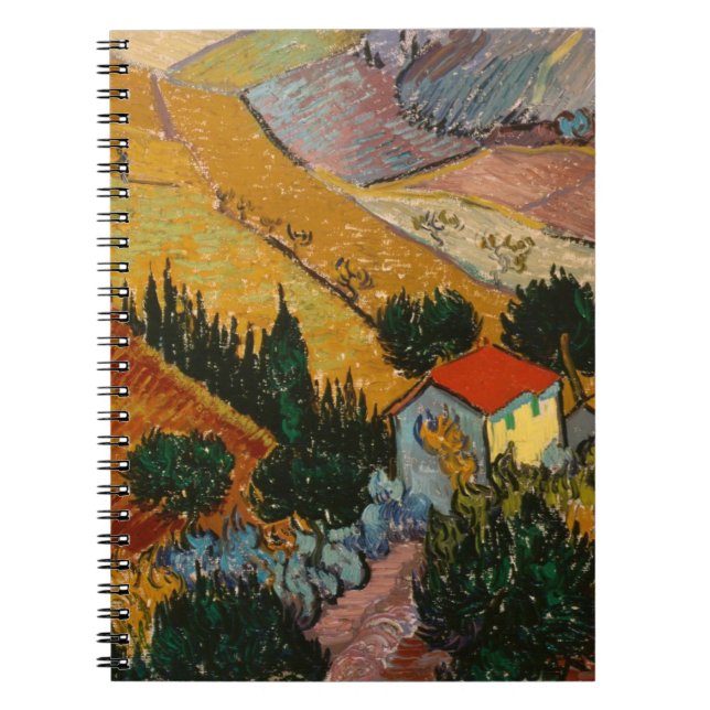 Carnet Vincent van Gogh | Paysage avec Maison & Plowman (Devant)