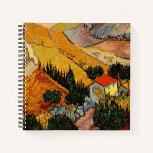 Carnet Vincent van Gogh - Paysage, Maison et Laboureur