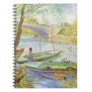 Carnet Vincent van Gogh Pêche au printemps, Pont de Clich