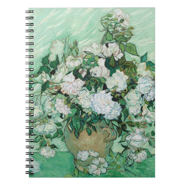 Carnet Vincent van Gogh - Roses (Devant)