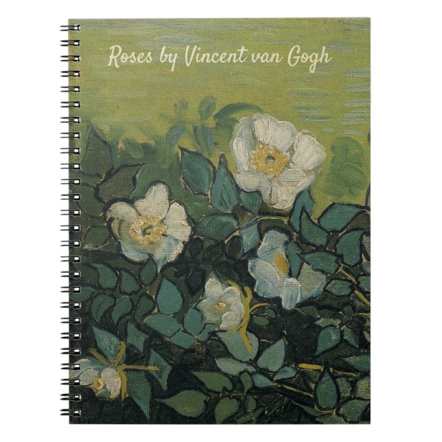 Carnet Vincent van Gogh - Roses sauvages (Devant)