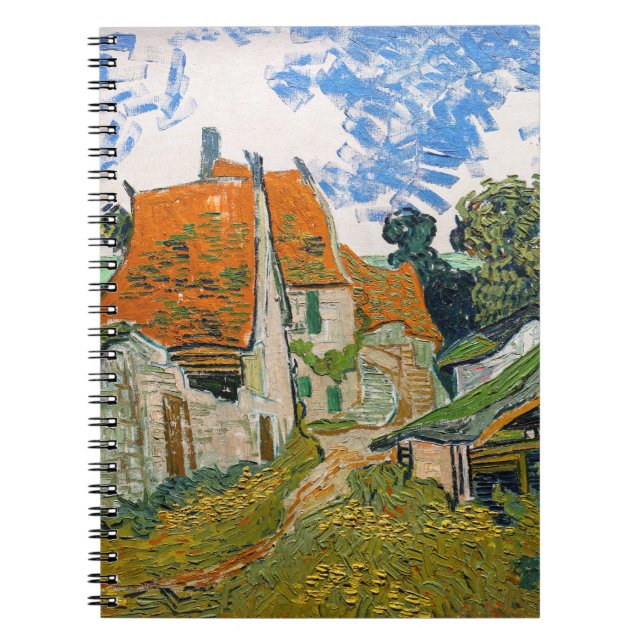 Carnet Vincent van Gogh - Rue à Auvers-sur-Oise (Devant)