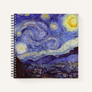 Carnet Vincent Van Gogh Starry Nuit Vintage Art