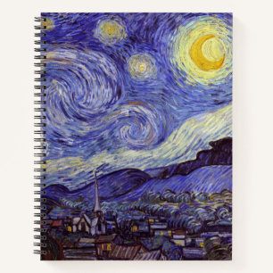 Carnet Vincent Van Gogh Starry Nuit Vintage Art