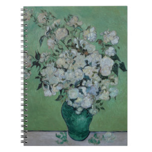 Carnet Vincent van Gogh un vase de roses, 1890