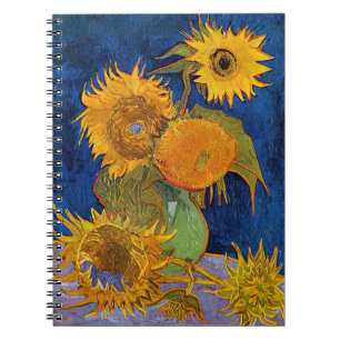Carnet Vincent van Gogh - Vase avec cinq tournesols