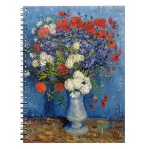 Carnet Vincent van Gogh - Vase avec Cornflowers & Poppies
